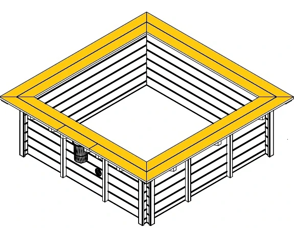 Relaxační dřevěný bazén s ohřevem