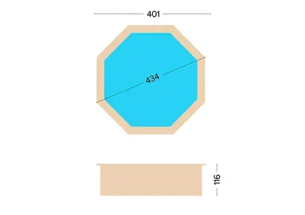 Dřevěný bazén OCTO 1