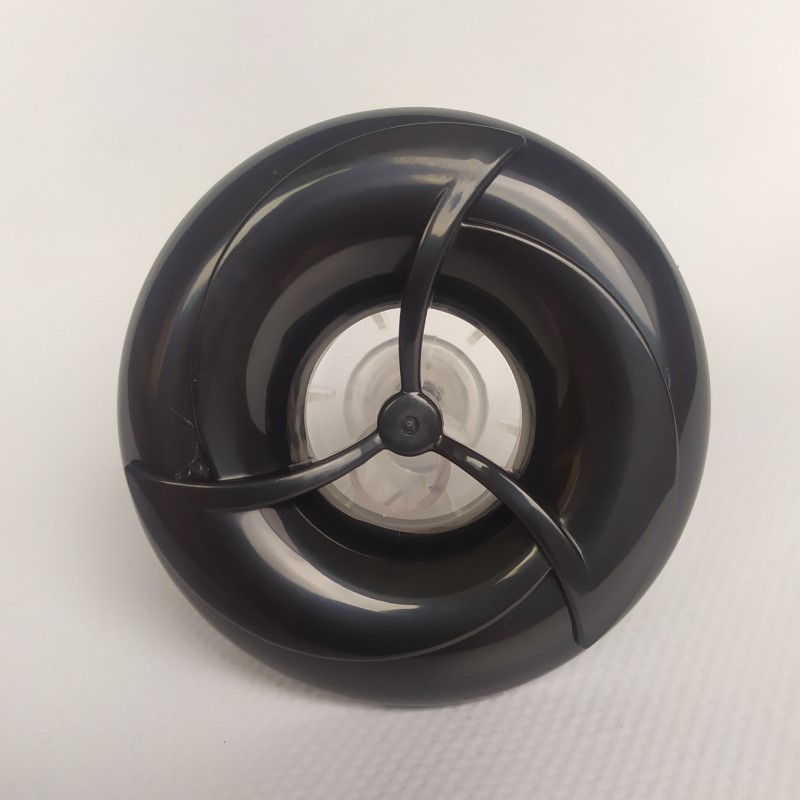 Hydromasážní tryska malá - černo - černá - průhledná