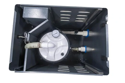 Relaxační dřevěný bazén s ohřevem